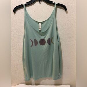 NWOT Bella and  Canvas moon phases Tank top‎ size M